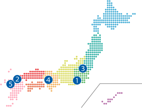 株式会社OCC 事業所マップ