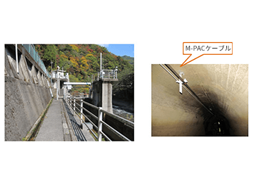 奈良県内水力発電所　導水路内
